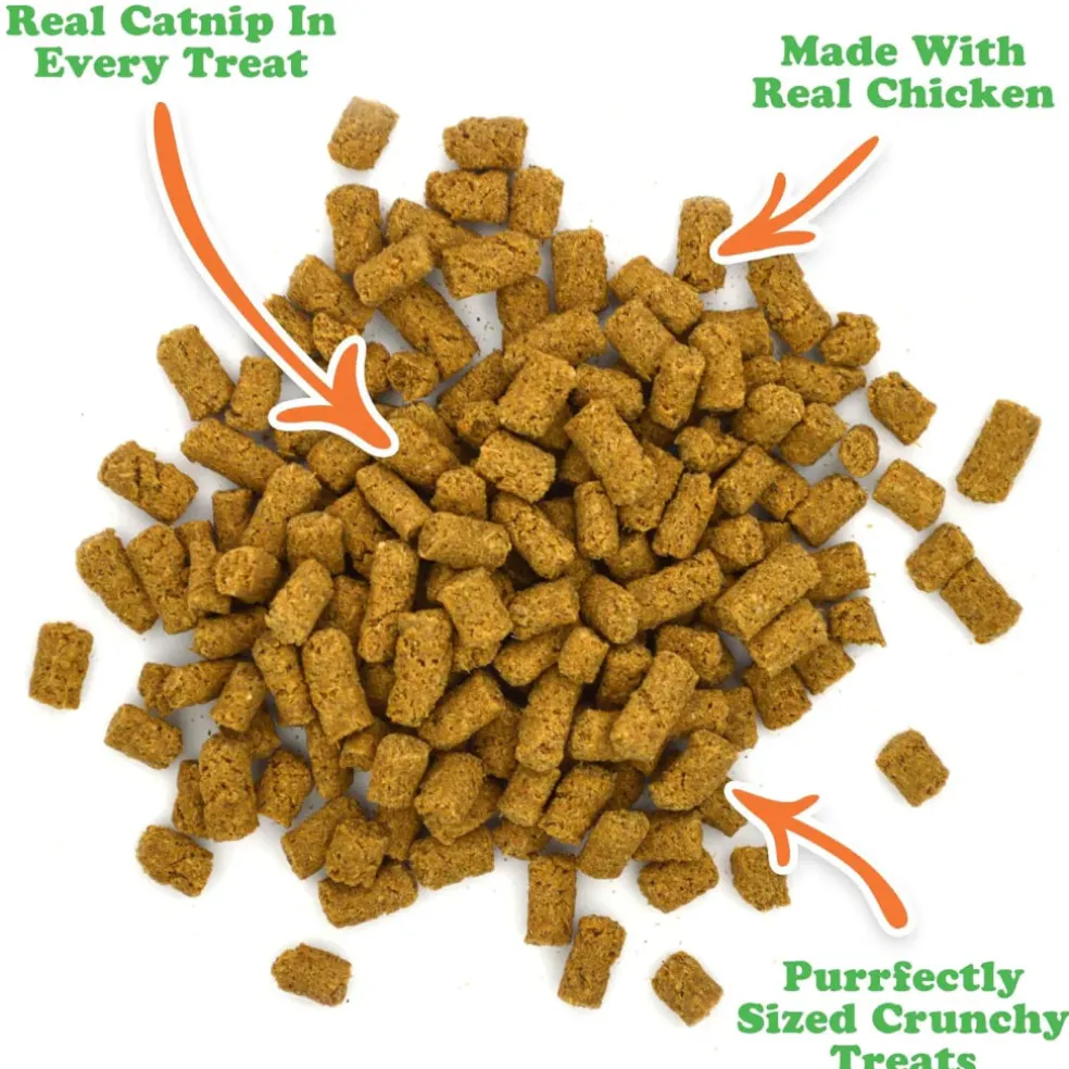 Meowijuana Crunchie Munchies Chicken Flavor Catnip Treats (3 oz)
