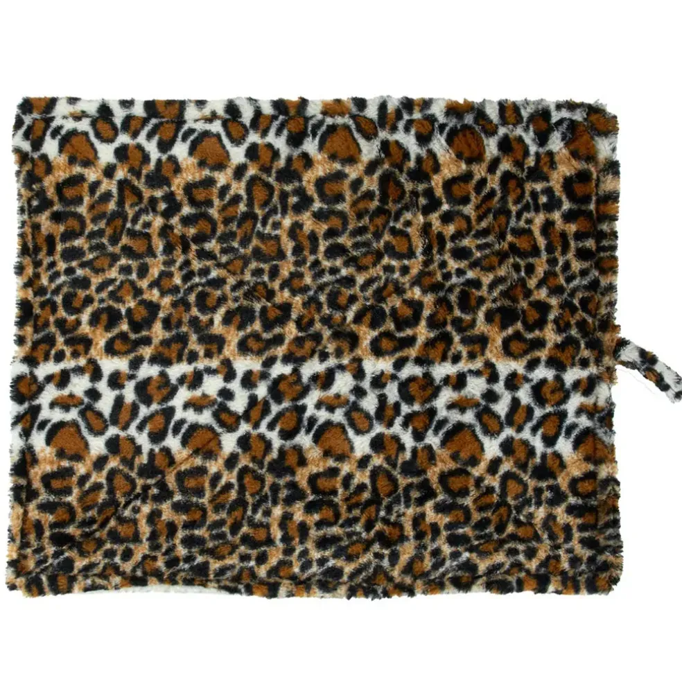 Meow Town ThermaPet Cat Mat Leopard Brown