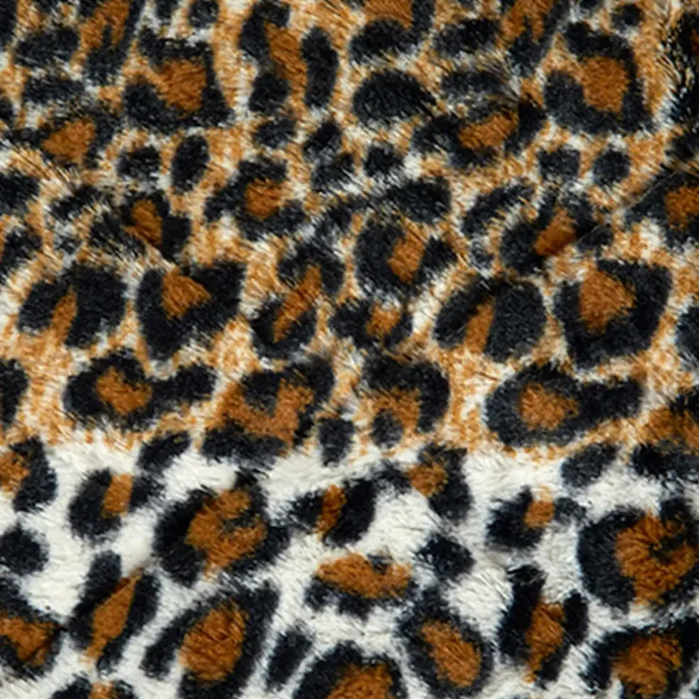 Meow Town ThermaPet Cat Mat Leopard Brown