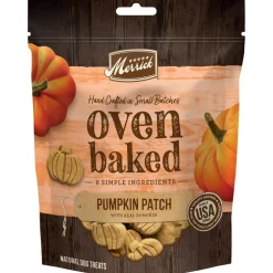 Merrick Oven Baked Pumpkin Patch with Real Pumpkin Treats For Dogs (11 oz)