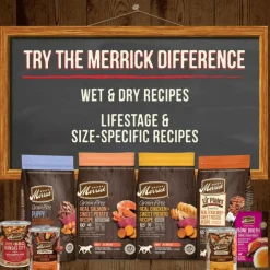 Merrick Power Bites Soft & Chewy Grain Free Real Salmon Dog Treats (6 oz)