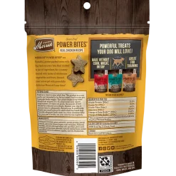 Merrick Power Bites Soft & Chewy Grain Free Real Chicken Dog Treats (6 oz)