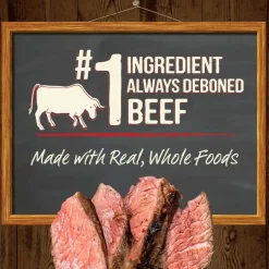 Merrick Power Bites Soft & Chewy Grain Free Real Beef Dog Treats (6 oz)