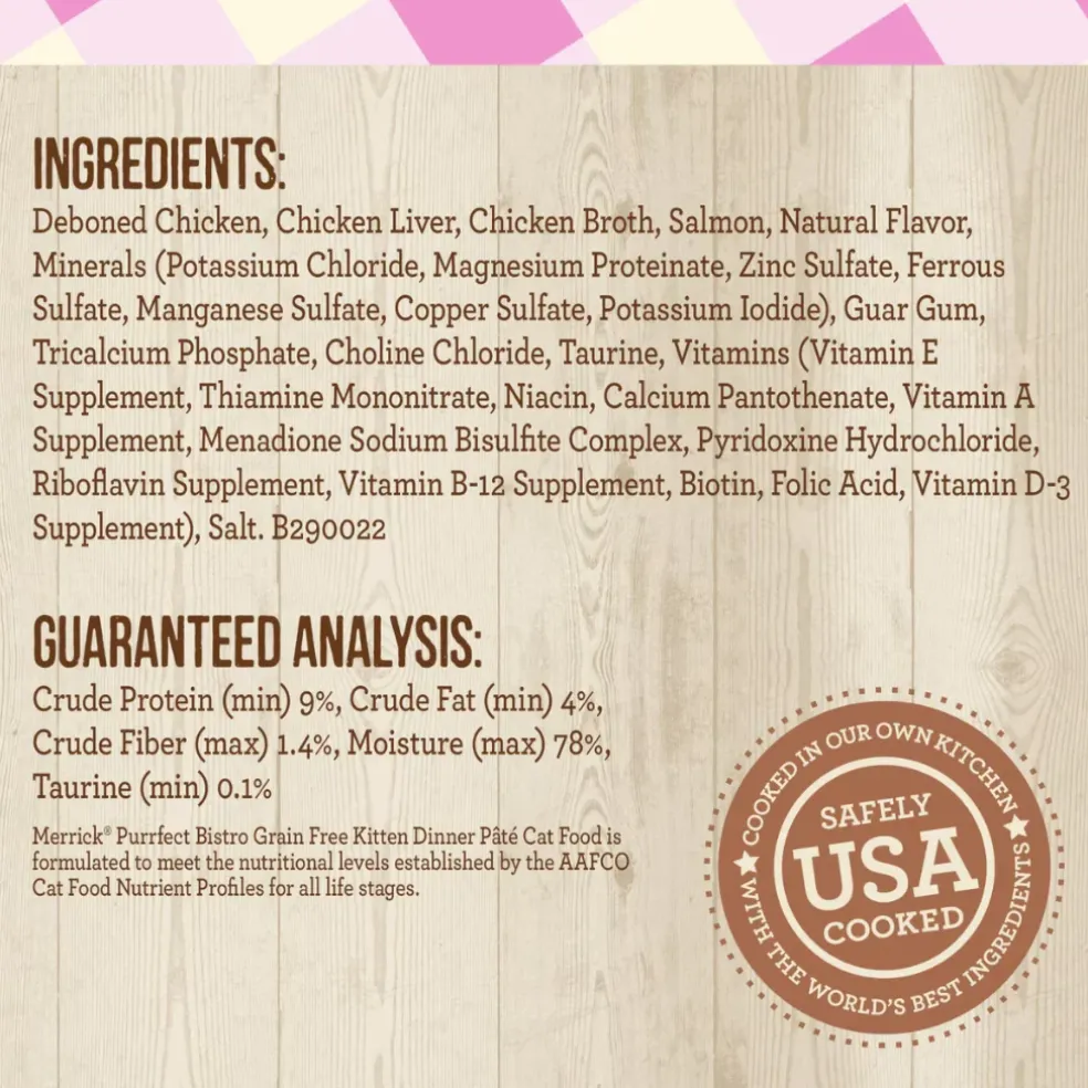 Merrick Purrfect Bistro Grain Free Bon Appetits Gravies Adult Wet Cat Food, Chicken Recipe Chunks in Gravy (3 oz x 24 pouches)