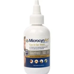 MicrocynAH Ear & Eye Wash For Pets (3 oz)