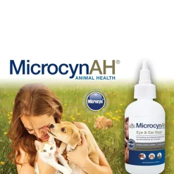 MicrocynAH Ear & Eye Wash For Pets (3 oz)