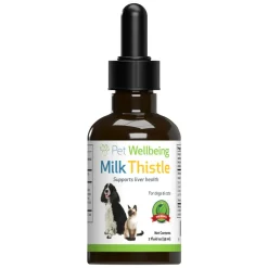 Milk Thistle Supplement for Healthy Liver Function in Dogs