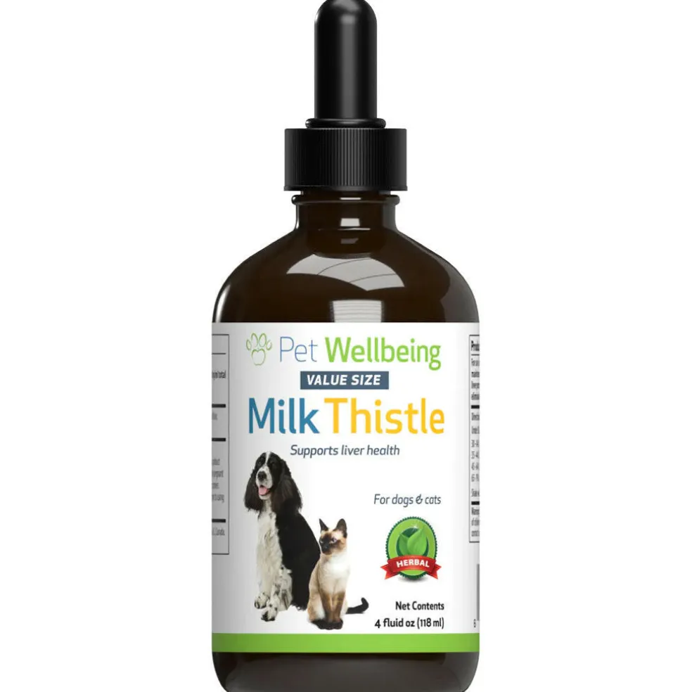 Milk Thistle Supplement for Healthy Liver Function in Dogs