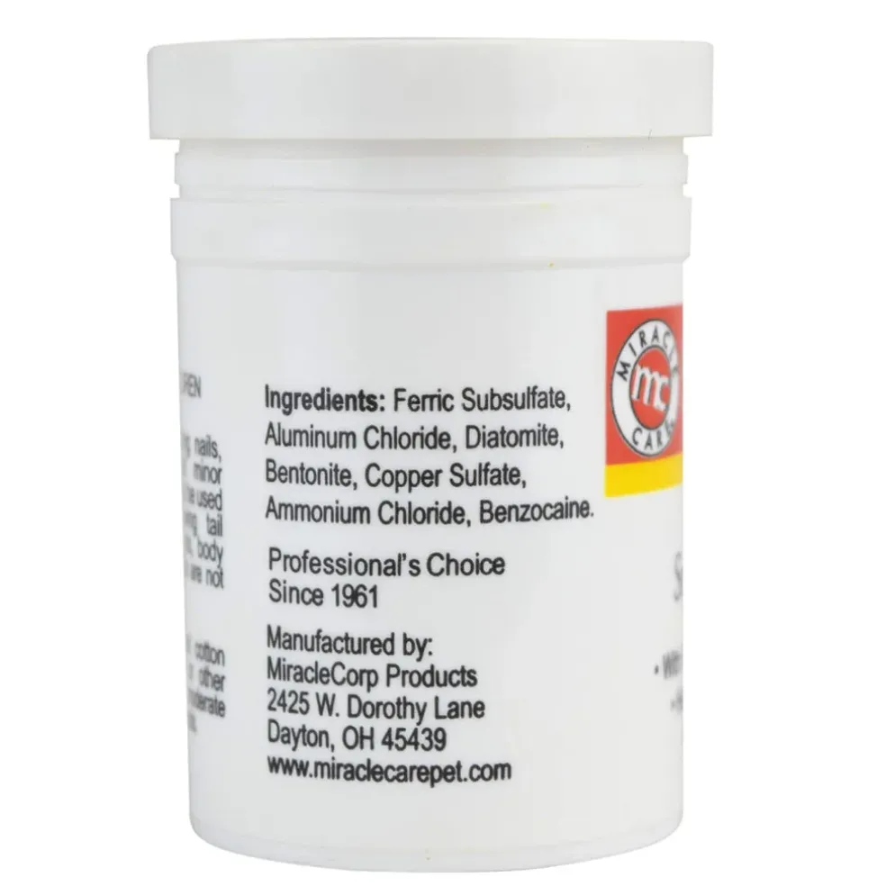 Miracle Care Kwik-Stop Styptic Powder for Dogs, Cats & Birds