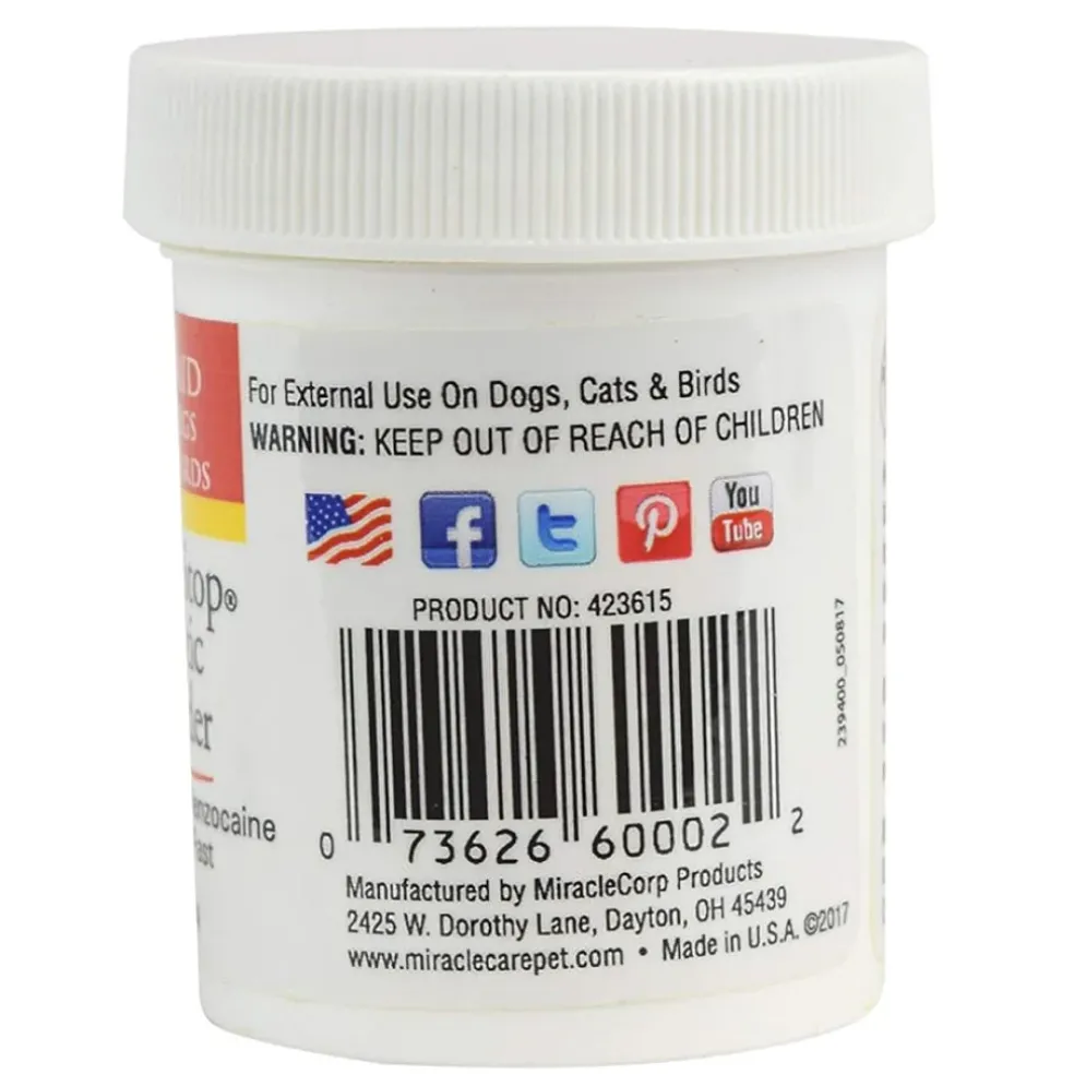 Miracle Care Kwik-Stop Styptic Powder for Dogs, Cats & Birds
