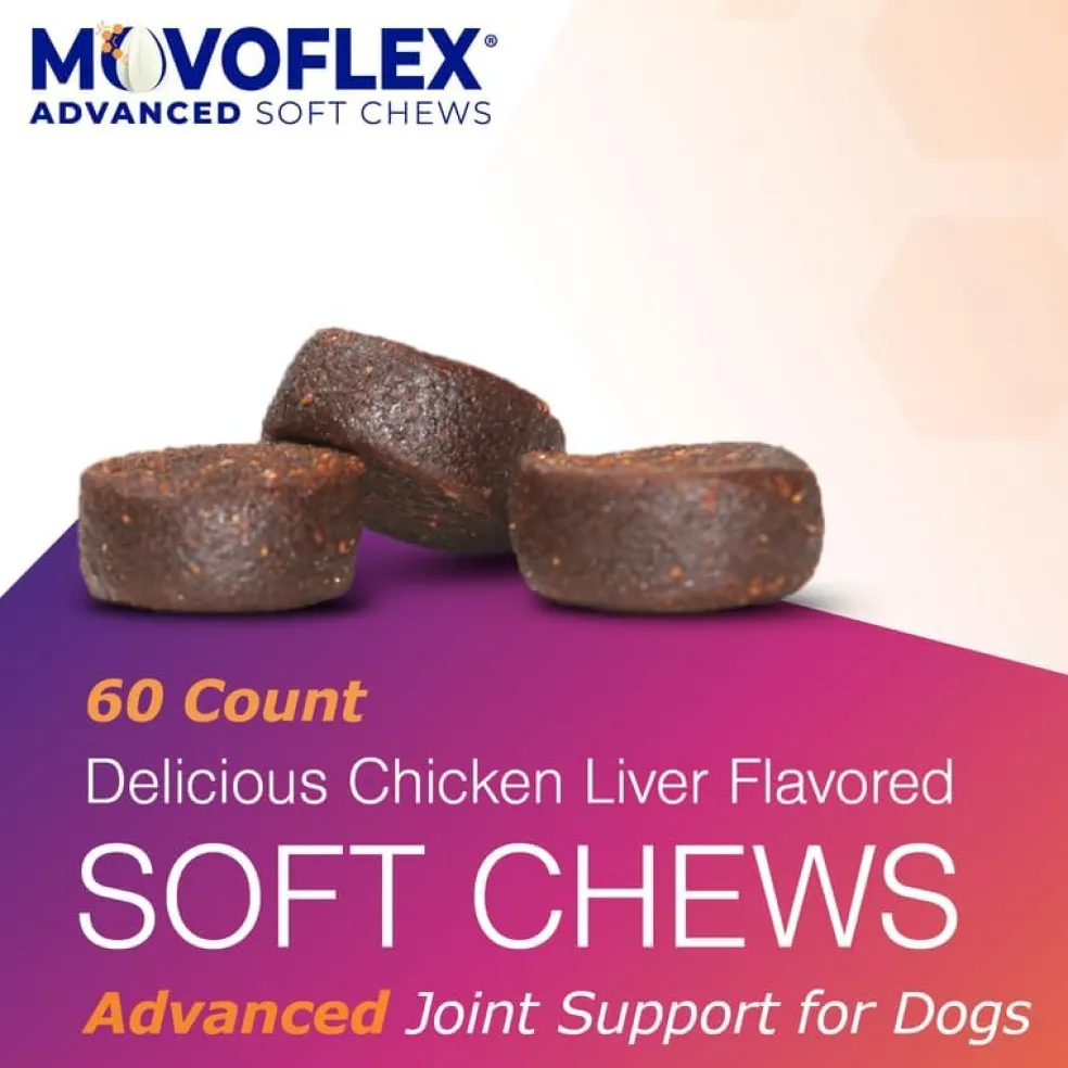 MovoFlex ADVANCED Joint Support for Small Dogs (60 soft chews)