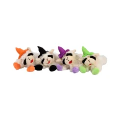 Multipet Halloween Lamb Chop Witch Hat Orange Dog Toy