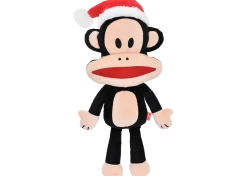 Multipet Holiday Paul Frank Julius Santa Plush Dog Toy