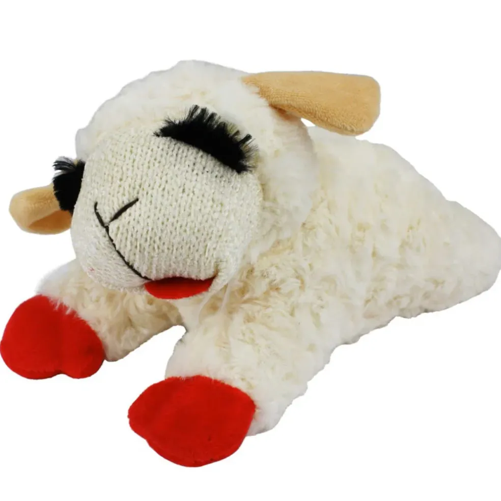Multipet Lamb Chop Plush Squeaky Dog Toy