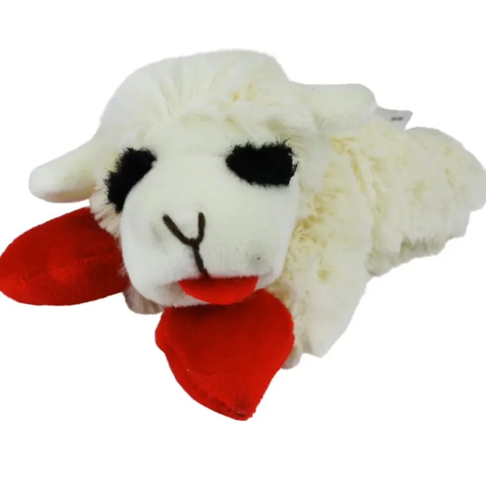 Multipet Lamb Chop Plush Squeaky Dog Toy