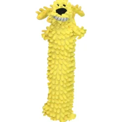 Multipet Loofa Floppy Light-Weight Stuffing-Free Plush Toy For Dogs (Color Varies), 12 inches