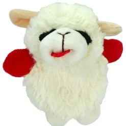 MultiPet Mini Lamb Chop Crinkle Dog Toy 6