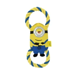 MultiPet Minions Rope Tug Dog Toy, Assorted Characters (Bob 16
