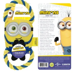 MultiPet Minions Rope Tug Dog Toy, Assorted Characters (Bob 16