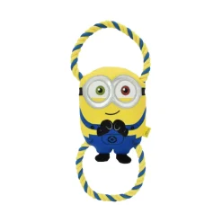 MultiPet Minions Rope Tug Dog Toy, Assorted Characters (Bob 16