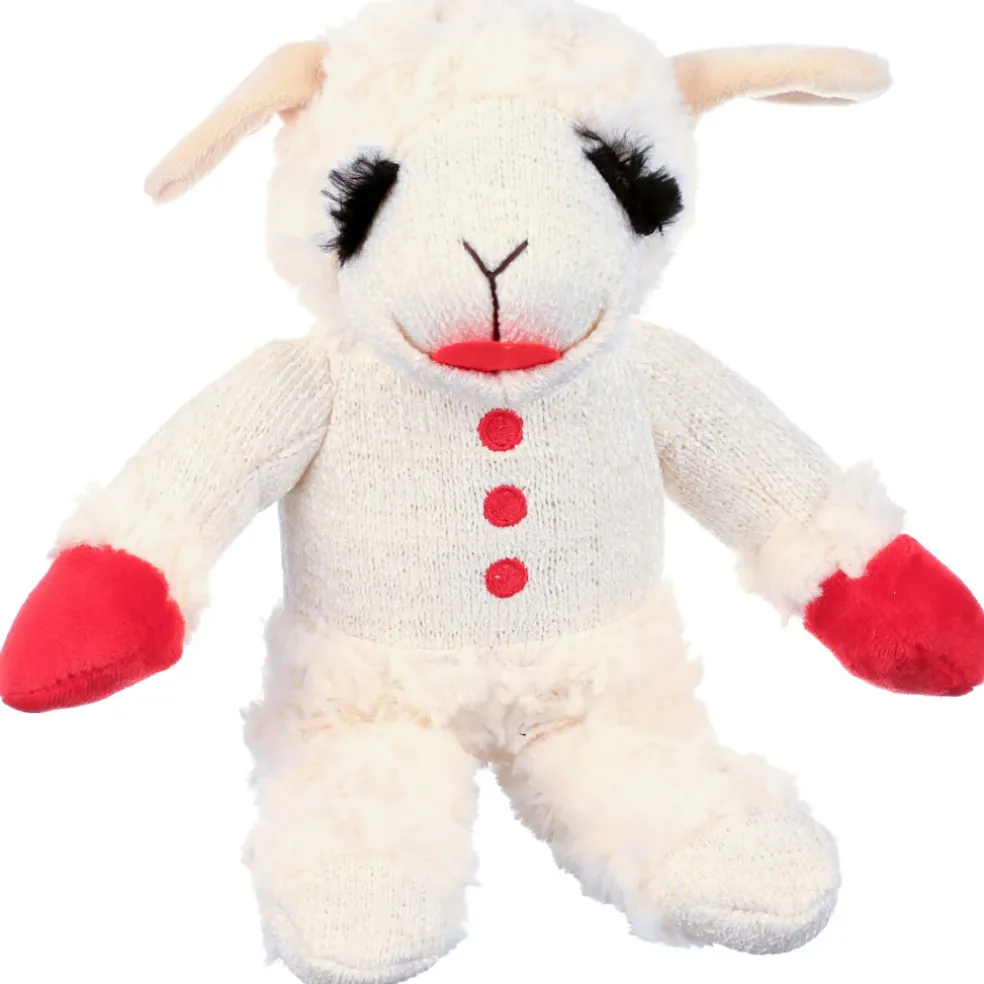 Multipet Standing Lamb Chop Plush Squeaky Toy For Dogs