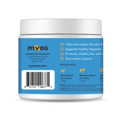 MYOS Muscle and Mobility Collagen Chews for Dogs, 180g (60 chews)
