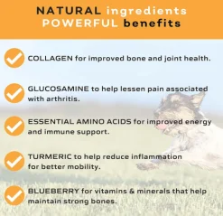 MYOS Muscle and Mobility Collagen Chews for Dogs, 180g (60 chews)