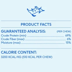 Native Pet Gluten & Lactose-Free Yak Flavored Dental Chews for Dogs