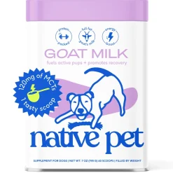 Native Pet Goat Milk Powder Recovery & Energy Support For Active Dogs