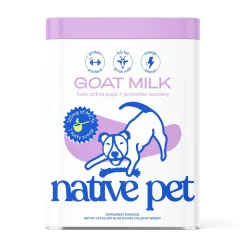 Native Pet Goat Milk Powder Recovery & Energy Support For Active Dogs