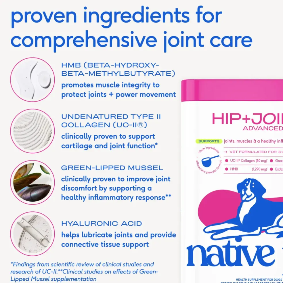 Native Pet Hip & Joint Advanced Care for Dogs