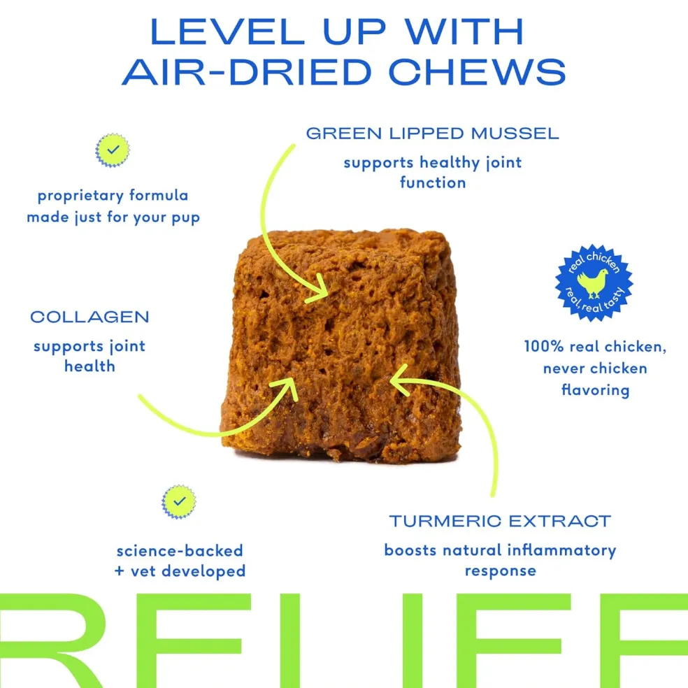 Native Pet Relief Joint Support Chicken Chews For Dogs