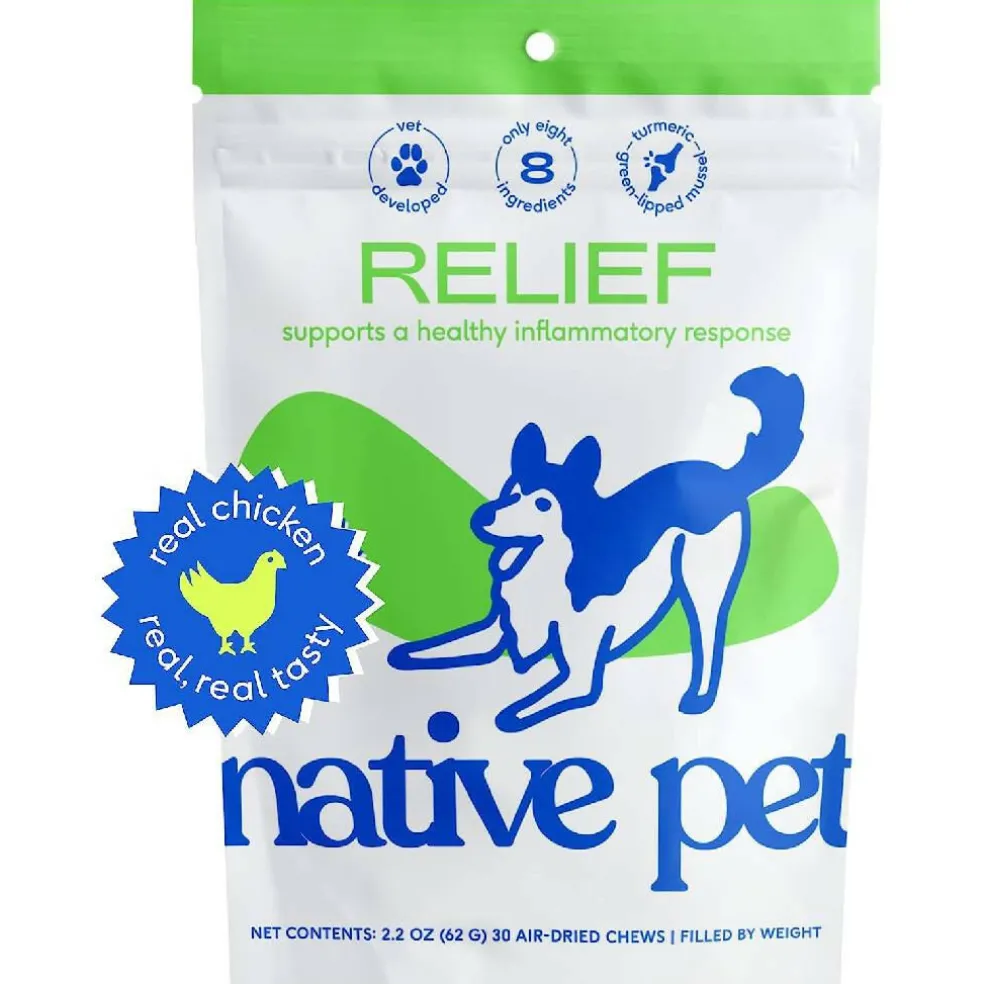 Native Pet Relief Joint Support Chicken Chews For Dogs