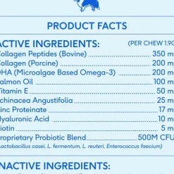 Native Pet Skin + Coat Healthy Skin Chews for Dogs