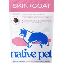 Native Pet Skin + Coat Healthy Skin Chews for Dogs