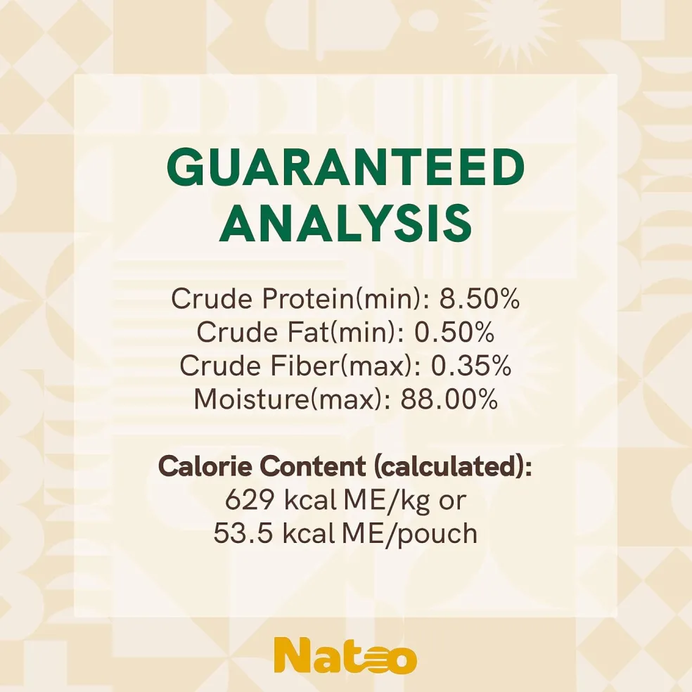 Natoo Meal Topper or Treat Chicken, Sweet Potato Broccoli in Broth Dog Food