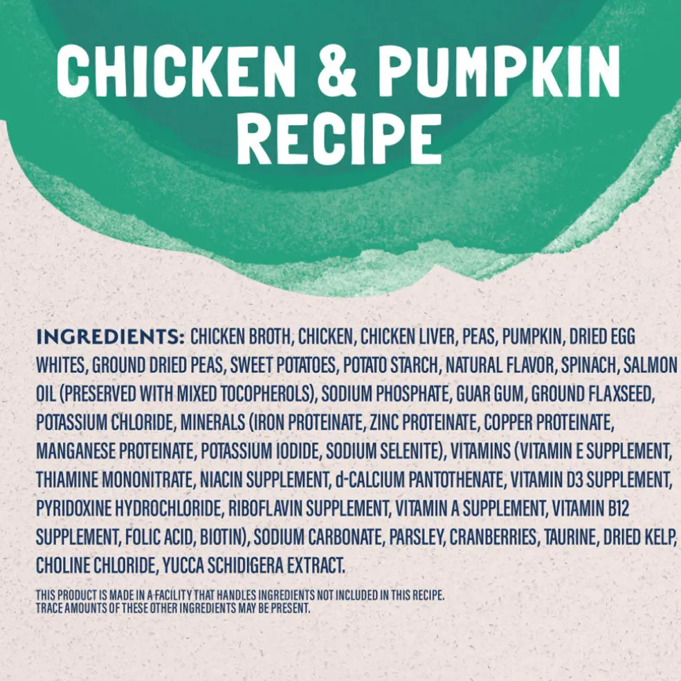 Natural Balance Pet Foods Original Ultra Platefulls Morsels in Gravy Wet Cat Food Pouch Chicken & Pumpkin, 3-oz case of 24