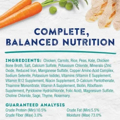 Natural Balance Pet Foods Original Ultra Platefulls Wet Dog Food Pouch Harvest Chicken & Rice Recipe, 9-oz case of 12