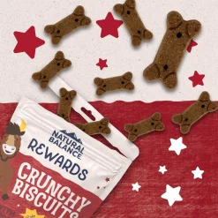 Natural Balance Rewards Crunchy Biscuits with Real Bison Dog Treats