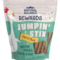 Natural Balance Rewards Jumpin' Stix Soft & Chewy with Real Chicken Dog Treats, 10-oz