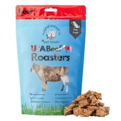 Natural Cravings USA Beef Lung Roasters Dog Chew, 3.5-oz