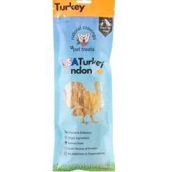 Natural Cravings USA Turkey Tendons Chew for Dogs & Cats, 3-oz