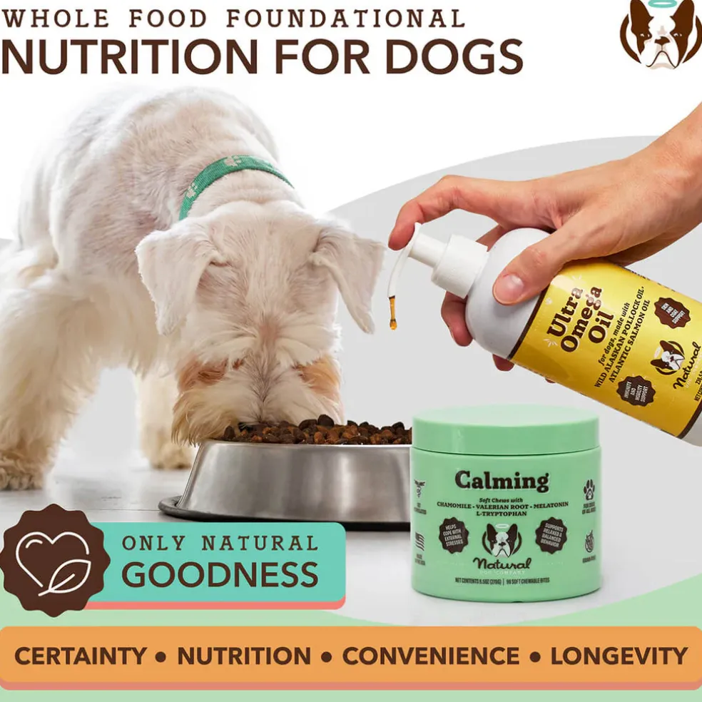 Natural Dog Company Calming Soft Chews for Dogs (90 Chews)