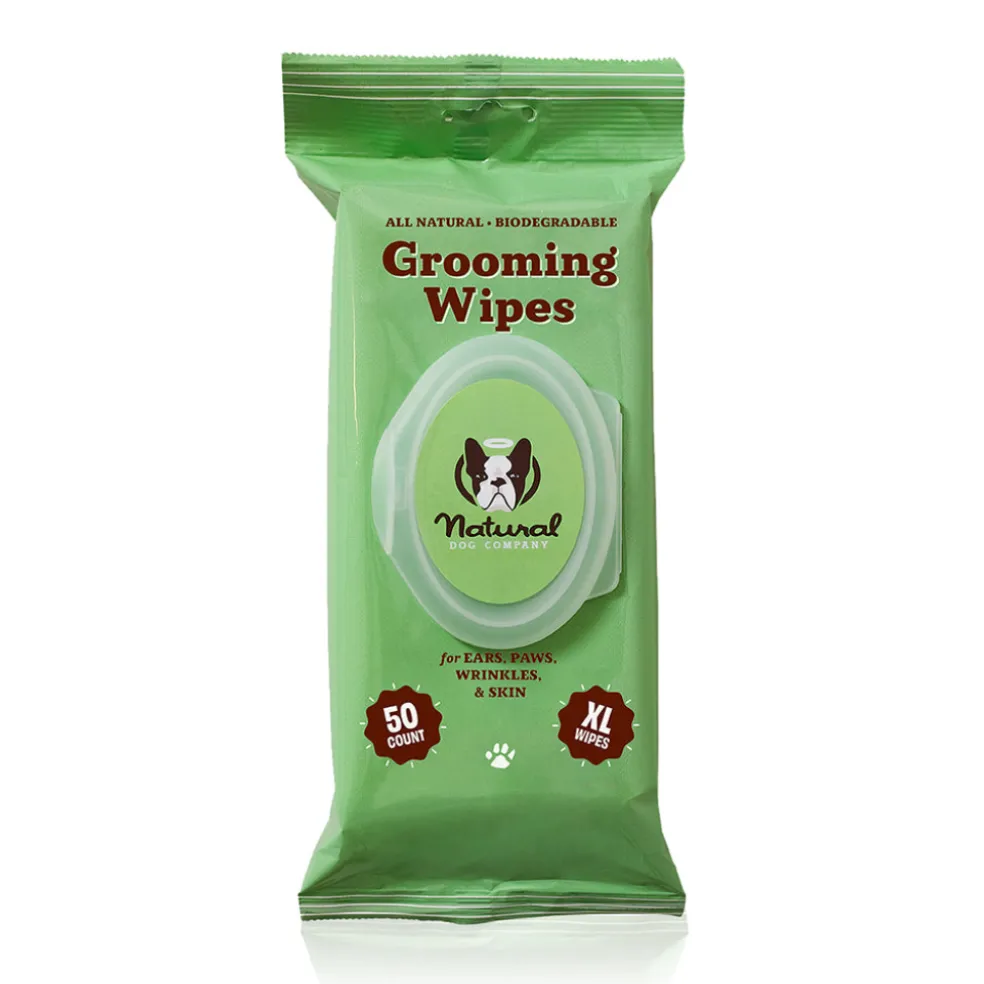 Natural Dog Company Extra Large Grooming Wipes (50 wipes)
