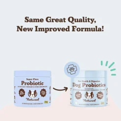 Natural Dog Company Gut Health & Digestion Dog Probiotics (45 Soft Chews)