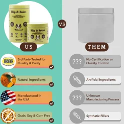 Natural Dog Company Hip & Joint Soft Chews for Dogs (90 Chews)