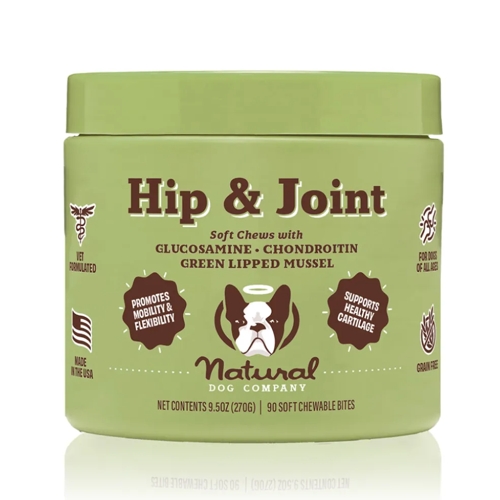 Natural Dog Company Hip & Joint Soft Chews for Dogs (90 Chews)