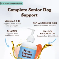 Natural Dog Company Senior Support Fish Oil (16 oz)
