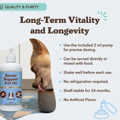Natural Dog Company Senior Support Fish Oil (16 oz)
