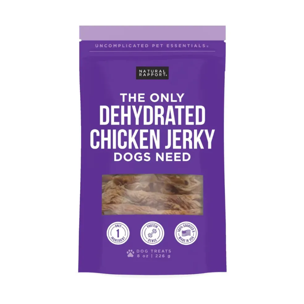 Natural Rapport The Only Dehydrated Chicken Jerky Dogs Need